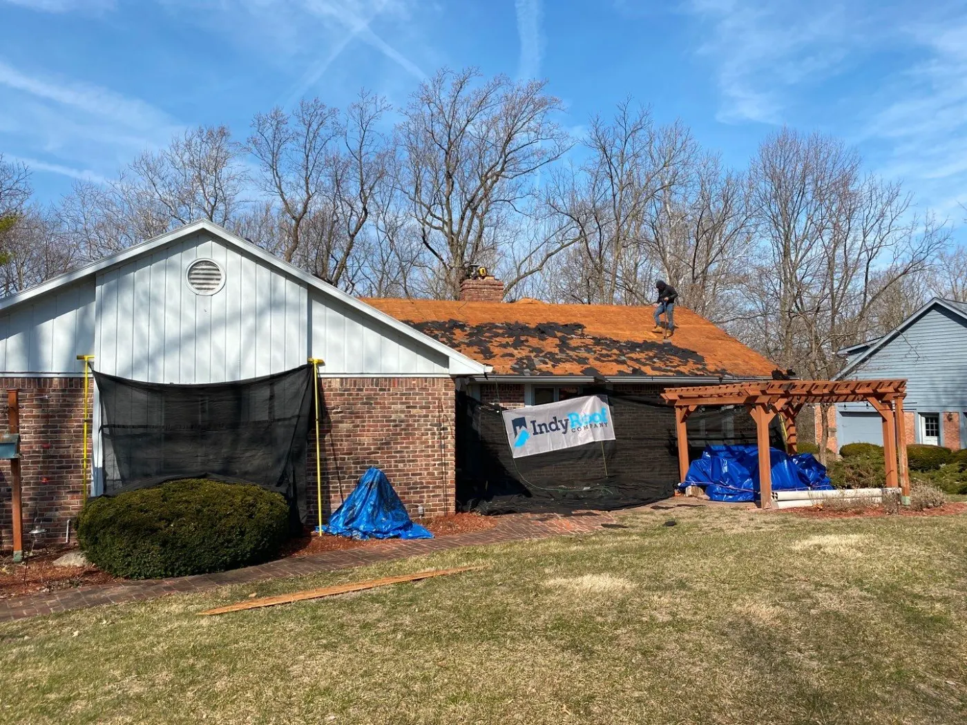 Commercial roof inspection documented in Bellwood